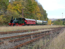 Hinaus in die weite Welt! (Ausfahrt Bahnhof Dieringhausen.)