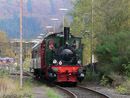 Auf dem Heimweg im Bahnhof Dieringhausen.